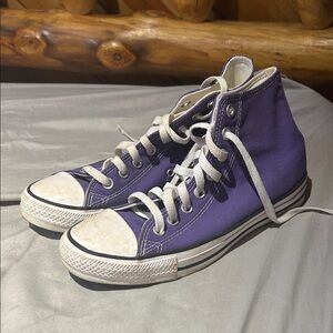 Converse Purple High-Top Sneakers